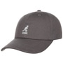 Washed Dad Hat Baseball Cap by Kangol grey