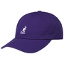 Washed Dad Hat Baseball Cap by Kangol purple