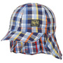Checked UV Protection Kids Cap by Döll navy