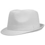 Uni Colour Popstar Trilby Cotton Hat white
