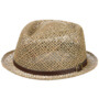 Coyuca Vented Pork Pie Straw Hat by Lipodo nature