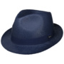 Colour City Trilby Straw Hat by Lipodo blue