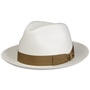 Black Trim Small Panama Hat by Borsalino nature-brown