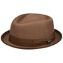 Gratus Pork Pie Felt Hat by Lipodo brown