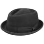 Gratus Pork Pie Felt Hat by Lipodo black