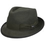 The Classic Wool Trilby Felt Hat by Lipodo olive