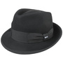 The Classic Wool Trilby Felt Hat by Lipodo black