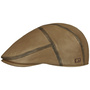 Leather Flat Cap by Bailey 1922 dark beige