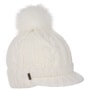 Britta Cable Knit Beanie by McBURN cream white