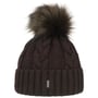 Cable Knit Hat with Cuff by McBURN brown