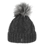Cable Knit Hat with Cuff by McBURN anthracite