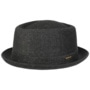 Wool Pork Pie Hat by Stetson anthracite