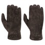 Basic Pigskin Leather Gloves by Stetson dark brown
