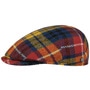 Capri Colour Harris Tweed Flat Cap by Lierys mixed colours