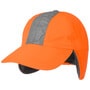 Reflective Cap with Ear Flaps by Lipodo neon orange