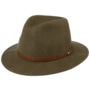 Casual Light Traveller Wool Felt Hat by Lierys khaki