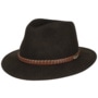 Casual Light Traveller Wool Felt Hat by Lierys brown