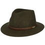Casual Light Traveller Wool Felt Hat by Lierys olive