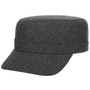 Herringbone Army Cap by Lipodo black-grey