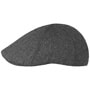 Herringbone Flat Cap by Lipodo black-grey