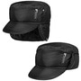 Piumino Army Cap with Ear Flaps by Lipodo black