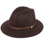Outdoor Traveller Wool Felt Hat by Lipodo brown