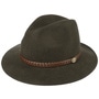 Outdoor Traveller Wool Felt Hat by Lipodo olive
