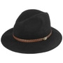 Outdoor Traveller Wool Felt Hat by Lipodo black