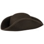 Three Cornered Wool Felt Hat by Lipodo brown
