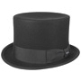 Wool Felt Top Hat by Lipodo black