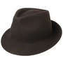 Uni Trilby Wool Felt Hat by Lipodo dark brown