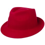 Uni Trilby Wool Felt Hat by Lipodo red