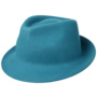 Uni Trilby Wool Felt Hat by Lipodo petrol blue