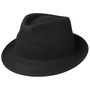 Uni Trilby Wool Felt Hat by Lipodo black