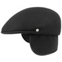Outdoor Flat Cap with Ear Flaps by Lierys black