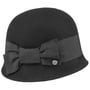 Crushable Wool Felt Cloche Hat by Lierys black