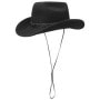 Bill Cody Western Hat with Chin Strap by Lipodo black