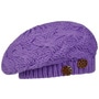 Jil Knit Beret with Buttons by Lierys purple