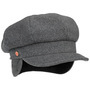 Camilla Newsboy Cap with Ear Flaps by Mayser anthracite