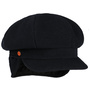 Camilla Newsboy Cap with Ear Flaps by Mayser navy