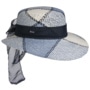 Straw Hat with Cloth Band by Lipodo blue