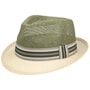 Twotone Trilby Straw Hat by Lipodo nature-green