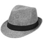 Mélange Trilby Cloth Hat by Lipodo grey-mottled