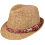 Labasa Trilby Straw Hat by Chillouts brown