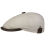 City Leather Piping Linen Cap by Lierys nature-brown
