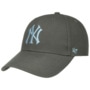 MVP Snapback Yankees Cap by 47 Brand grey-blue