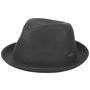 Dawson Player Hat Straw Hat by Stetson black