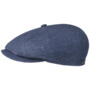 Hatteras Ellington Flat Cap by Stetson blue-mottled