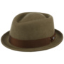 Classic Pork Pie Wool Felt Hat by Lierys olive