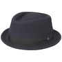 Classic Pork Pie Wool Felt Hat by Lierys navy